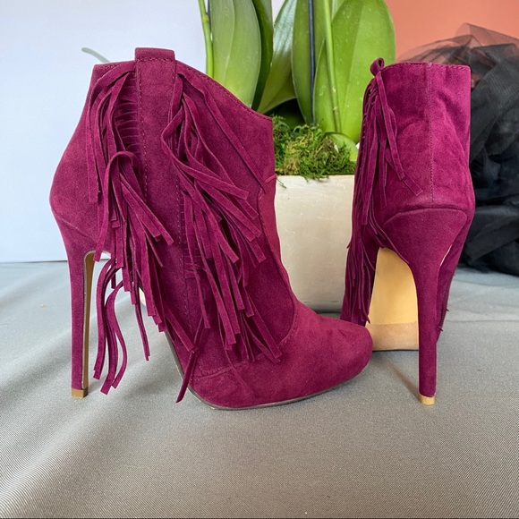 Liliana Tavi Booties Purple - Picture 2 of 4